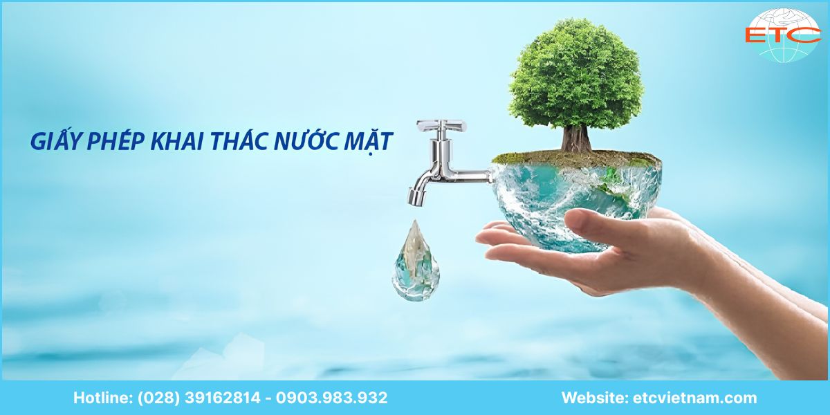 Giấy phép khai thác nước mặt là gì?